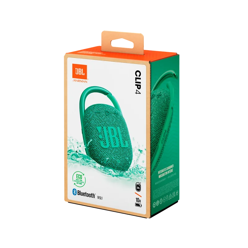 Enceinte portable Clip 4 Eco Vert - JBL - JBLCLIP4ECOGRN