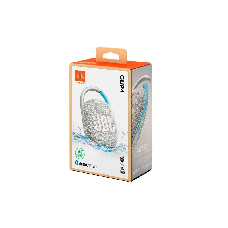 Enceinte portable Clip 4 Eco Gris - JBL - JBLCLIP4ECOWHT