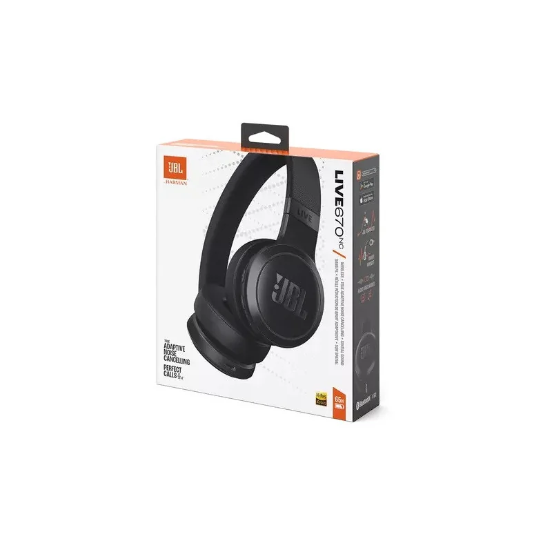 Casque audio arceau Live 670NC Noir - JBL - JBLLIVE670NCBLK