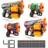 Pack de 4 Pistolets XShot Skins ZURU - Dès 8 ans 