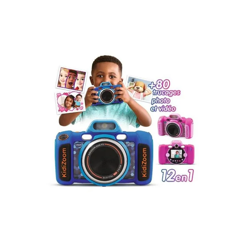 Appareil photo KidiZoom Duo FX bleu VTECH - Dès 4 ans