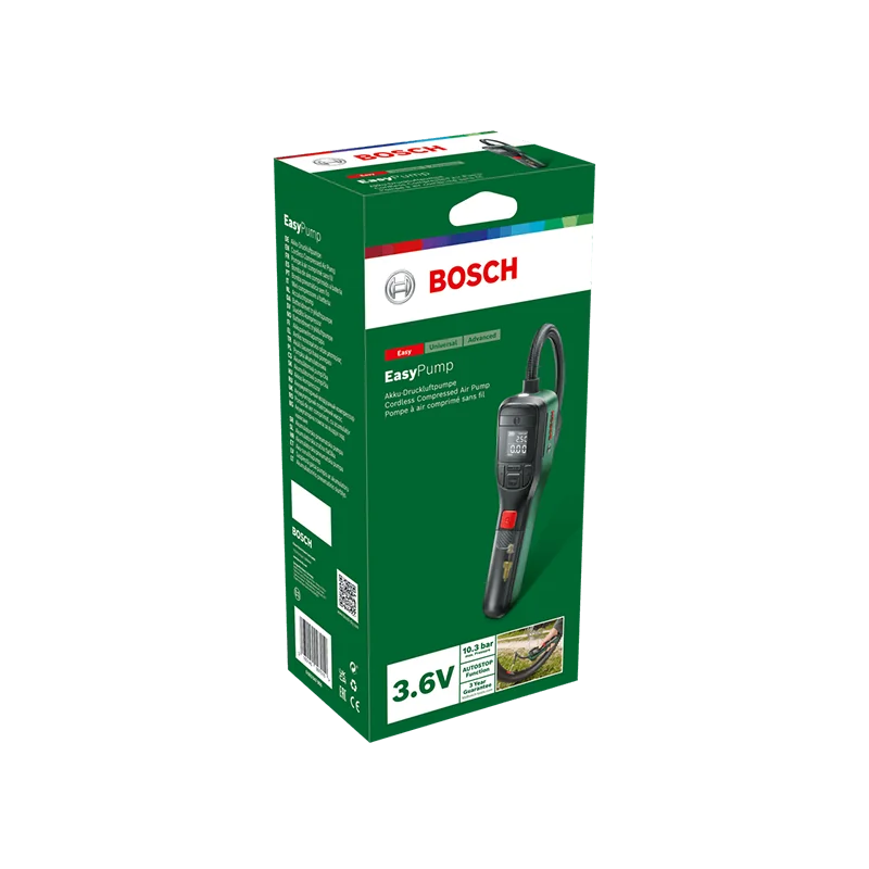 Mini compresseur Luftpumpe EasyPump 12 Vert/Noir - BOSCH - 603947000