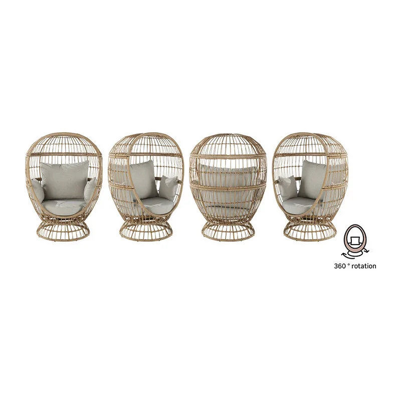 Louveuse Juno en osier Beige - NATERIAL - :100158087