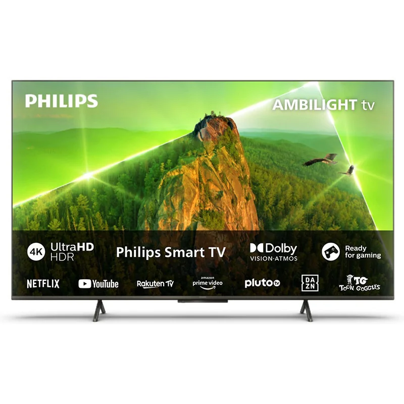 TV - LED - PHILIPS - 108 cm - 4K - 60 Hz - Smart TV - 43PUS8108/12