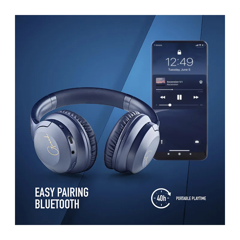 Casque audio sans fil Bluetooth Artica Greed Bleu - NGS - 69569000004