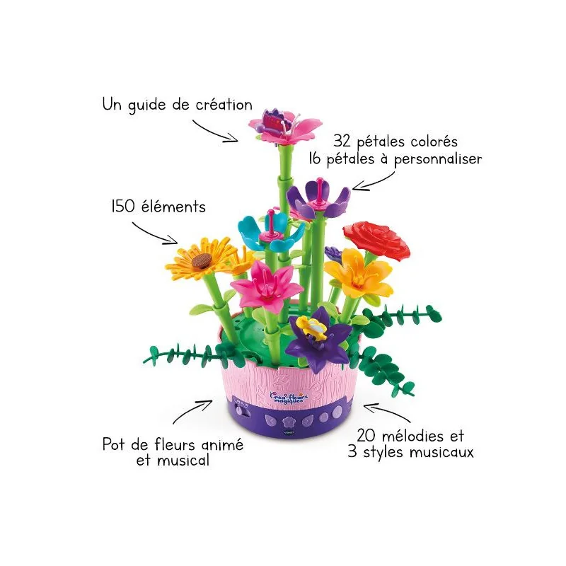 CREA-FLEURS MAGIQUES - dès 4 ans