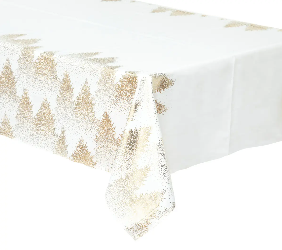 Nappe Mistral 140x240cm Blanc - DOUCEUR D'INTERIEUR 