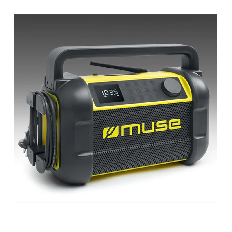 Radio FM Bluetooth Noir/Jaune - MUSE - M-928 BTY