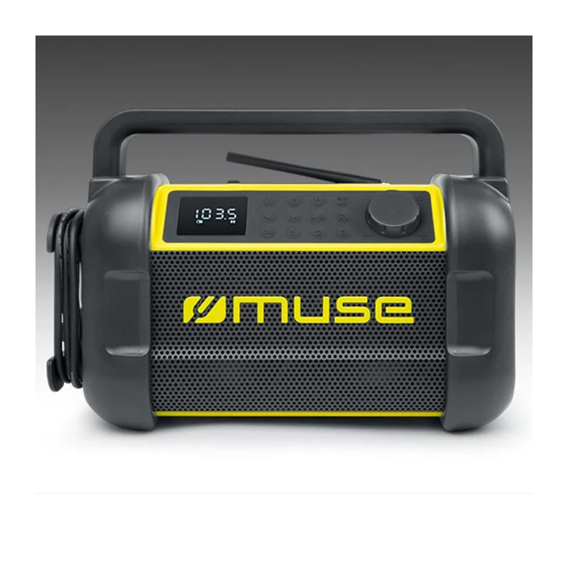 Radio FM Bluetooth Noir/Jaune - MUSE - M-928 BTY