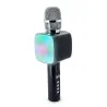 Microphone karaoké effets lumineux 15W Noir - BIGBEN - PARTYBTMIC2BK