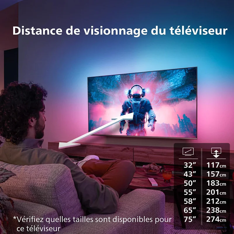 TV - OLED - PHILIPS - 164 cm - 4K - 120 Hz - Smart TV - 65OLED708/12