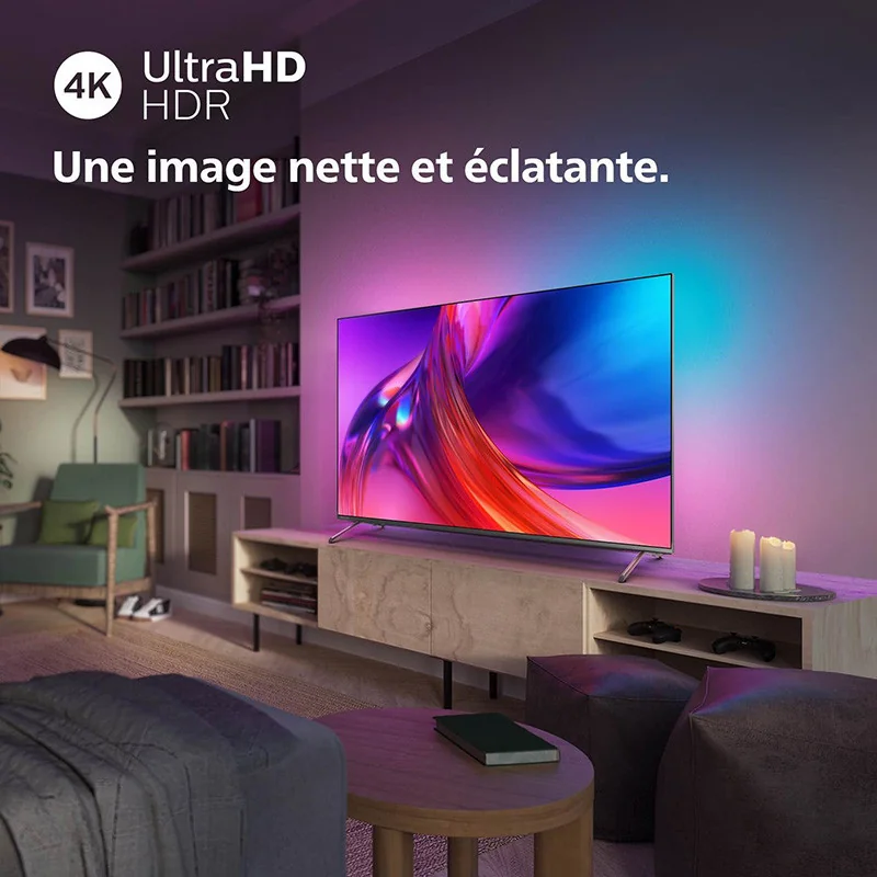 TV - LED - PHILIPS - 189 cm - 4K - 60 Hz - Smart TV - 75PUS8808/12