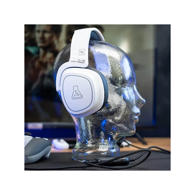 Casque gaming RGB Korp Radium Blanc/Noir - THE G-LAB - BS_KORP_RADIUM_WH