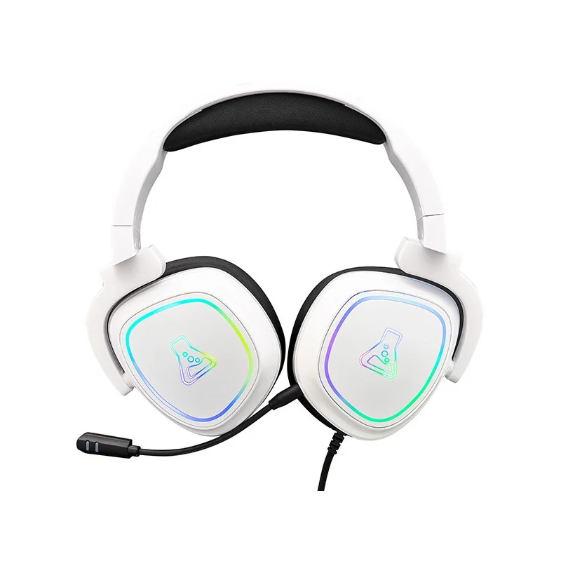 Casque gaming RGB Korp Radium Blanc/Noir - THE G-LAB - BS_KORP_RADIUM_WH