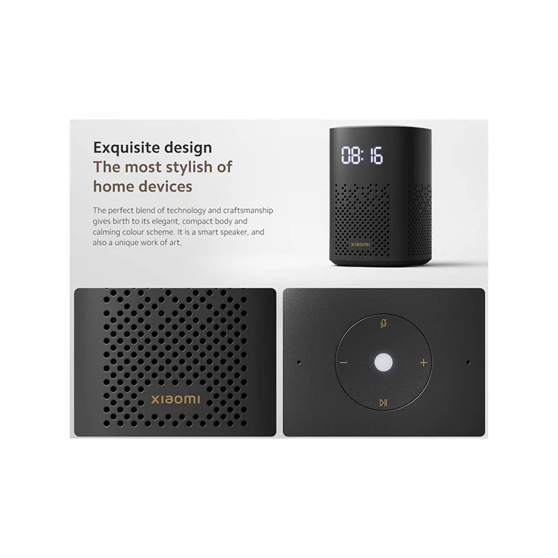 Enceinte Bluetooth Mi Smart Speaker (IR Control) Noir - XIAOMI - HP_XI_SPEAKERIRN