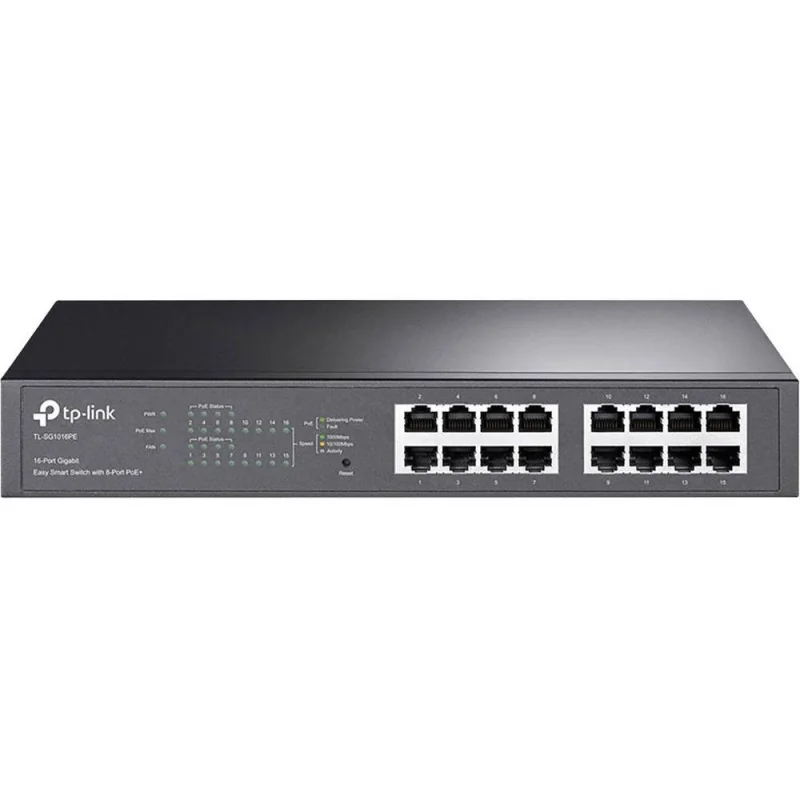 Commutateur Réseau RJ45 16 Gb 8 PoE+ (110W) Noir - TP-LINK - TPLINK_SG1016PE