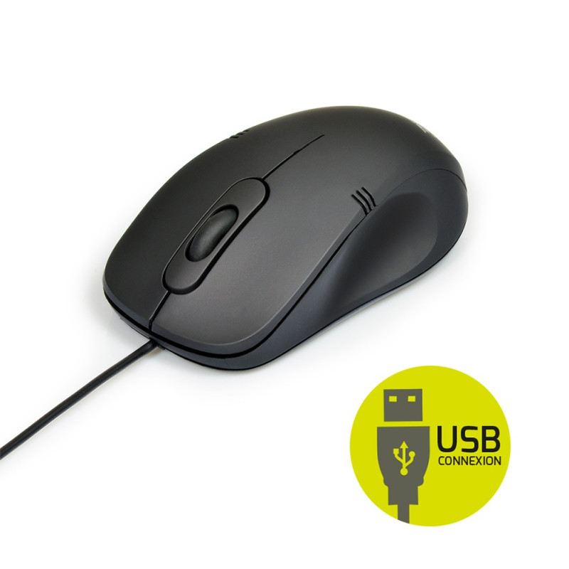 Ensemble clavier et souris Port Designs CLAVIER + SOURIS USB FILAIRE NOIR -  900900