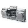 Radio portable Bluetooth CD/Cassette/FM/USB/Carte SD Gris - MUSE - M-380 GBS