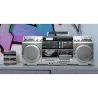 Radio portable Bluetooth CD/Cassette/FM/USB/Carte SD Gris - MUSE - M-380 GBS