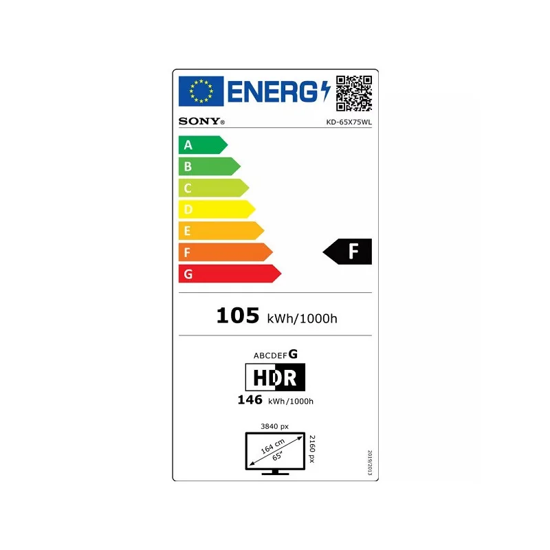 TV - LED - SONY - 165 cm - 4K - 60 Hz - Smart TV - KD65X75WLAEP