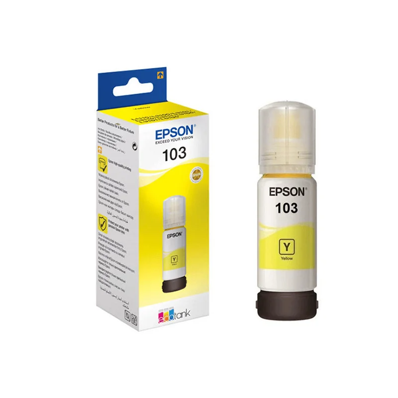 Recharge d'encre 65ml Ecotank103 Jaune - EPSON - EPS_C13T00S44A