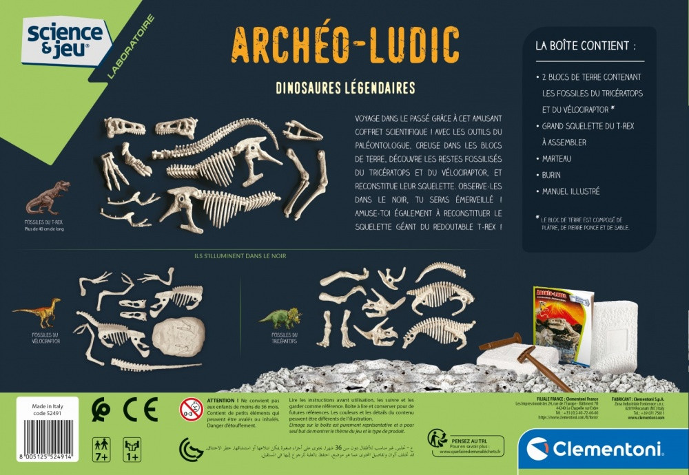 Science et jeu - archeo ludic - dinosaures legendaires