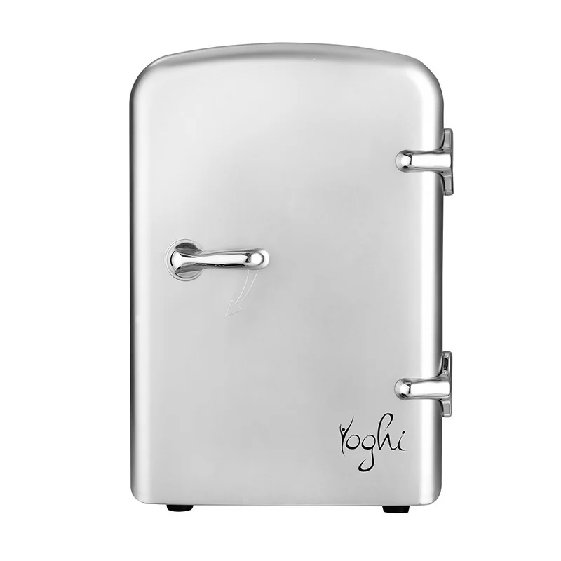 Mini réfrigérateur 4L - Argenté - YOGHI - NANOFRIDGESILVER