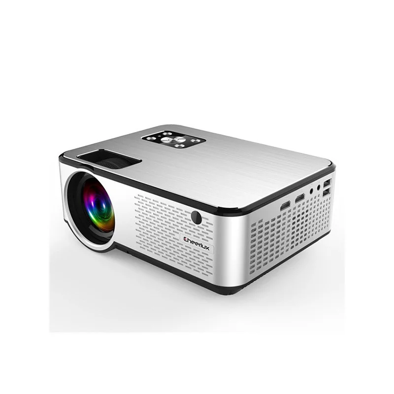 Vidéoprojecteur LED Android 2800 Lumens HD Argenté/Noir - CHEERLUX - VIDEO_C9_ANDROID.