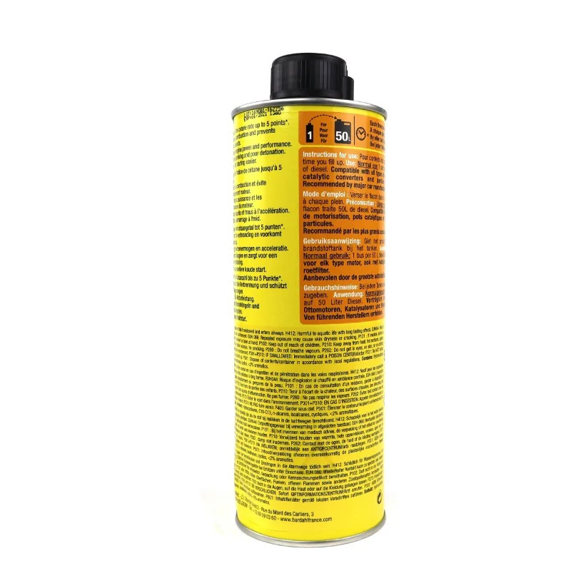 Cétane booster pour diesel 500mL - BARDAHL - 2305