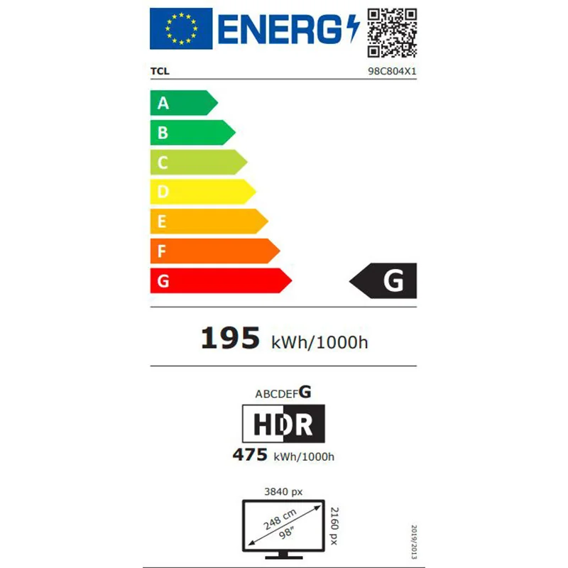 TV - LED - TCL - 249 cm - 4K - 144 Hz - Smart TV - 98C804