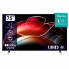 TV LED UHD - HISENSE - 191 cm - 4K - 60 Hz - Smart TV - 75A6K