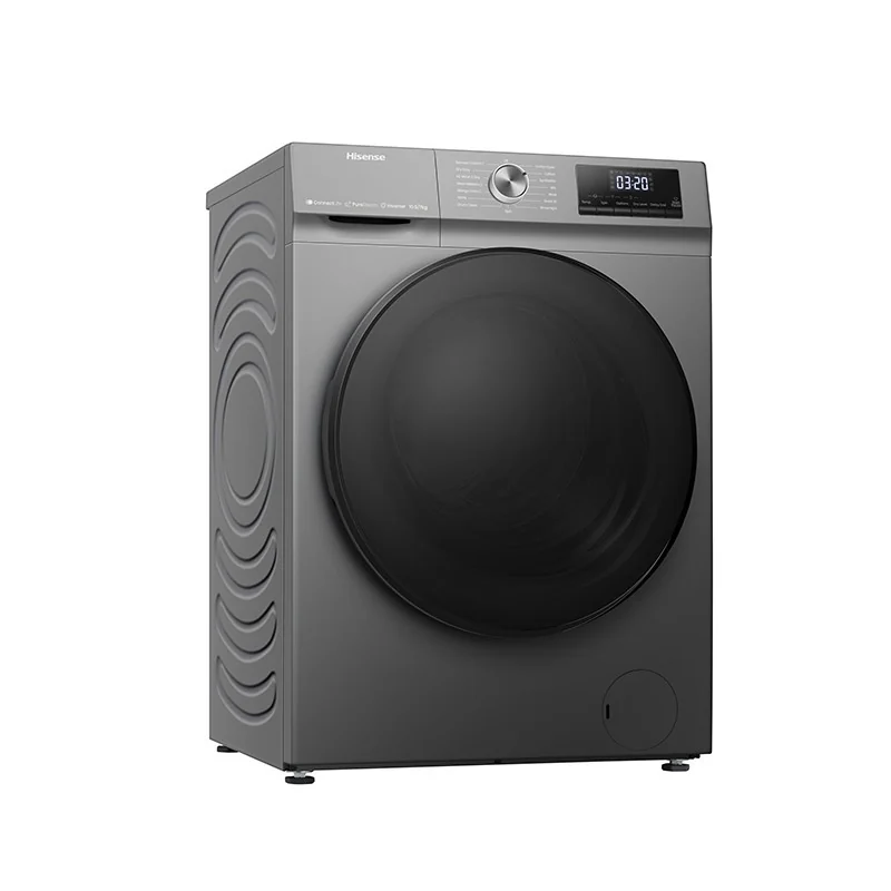 Lave-linge séchant 1400trs/mn 10Kg Gris - HISENSE - WD3Q1043BT