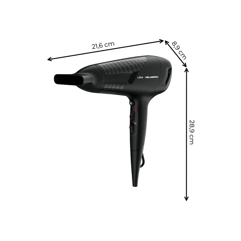 Sèche-Cheveux Studio Dry Karl Lagerfeld 2100W Noir - CALOR - CV581LC0