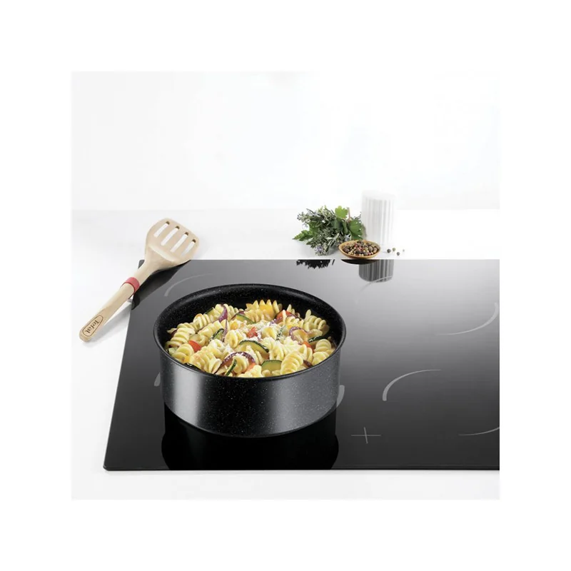 Batterie de cuisine Ingenio Black Stone 4 pièces Noir - TEFAL - L3998902