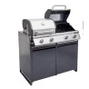 Module barbecue Europa 109x60cm Gris Argenté - NATERIAL - :100158115