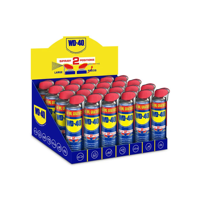 Dégrippant double position 400ml+40ml gratuit - WD40 - 33648