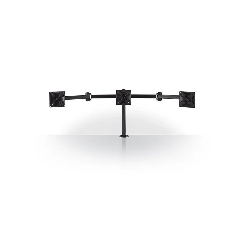 Support pour moniteur de bureau 3 écrans 14-24 " noir - NEDIS - ERGOTMM100BK