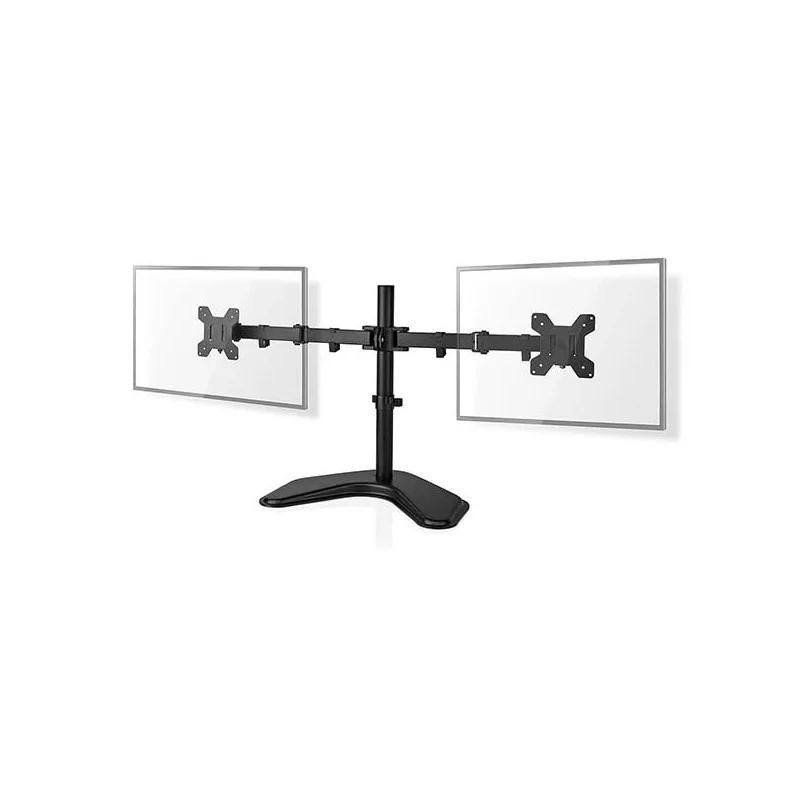 Support pour moniteur de bureau 2 écrans 15 - 32" Noir - NEDIS - MMDOSD110BK