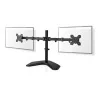 Support pour moniteur de bureau 2 écrans 15 - 32" Noir - NEDIS - MMDOSD110BK