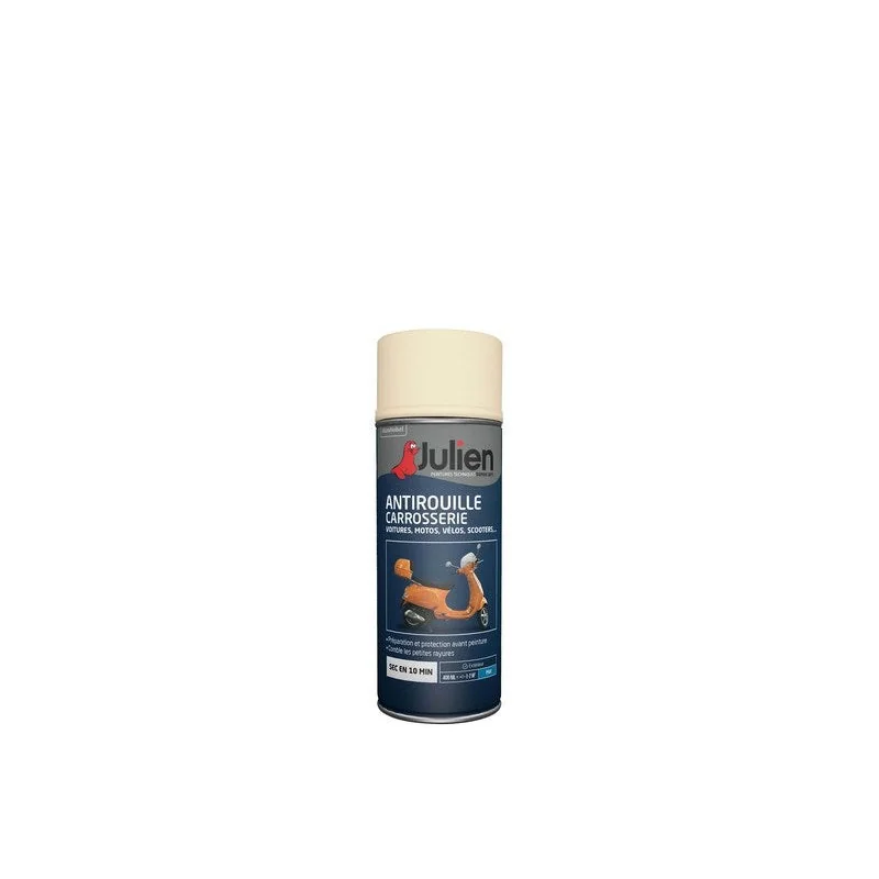 Peinture aérosol Antirouille carrosserie JULIEN transparent mat 400 ml