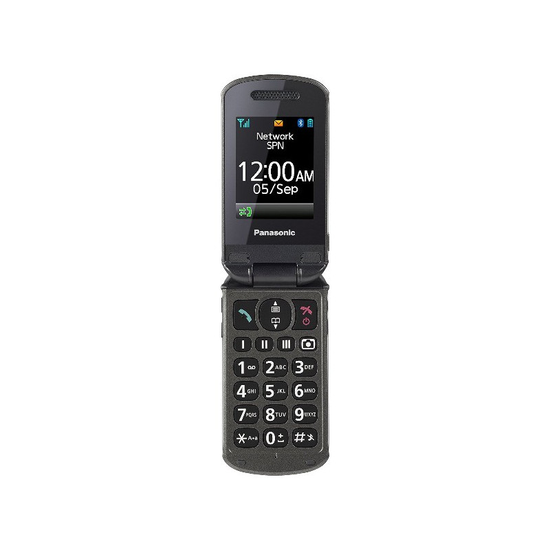 Téléphone Portable Clapet Noir Panasonic - KXTU339EXBEFR