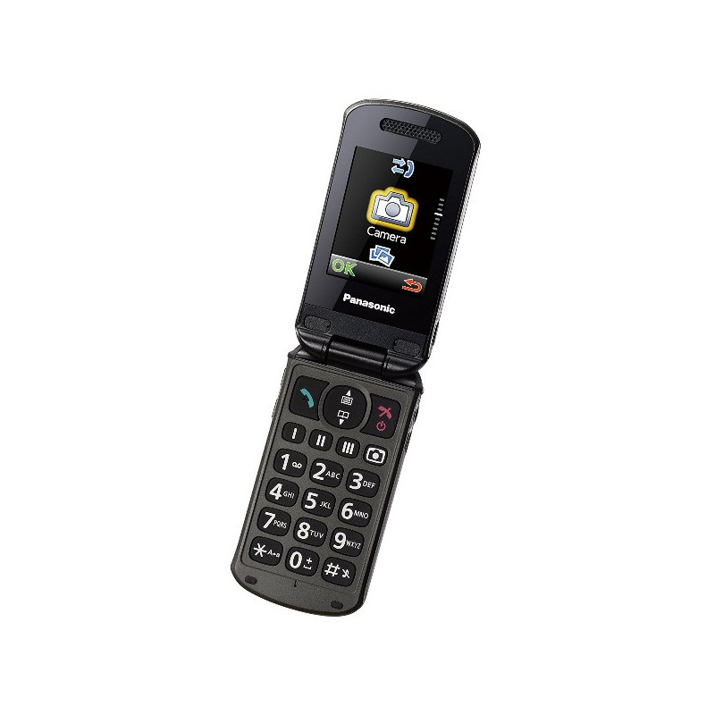 Téléphone Portable Clapet Noir Panasonic - KXTU339EXBEFR