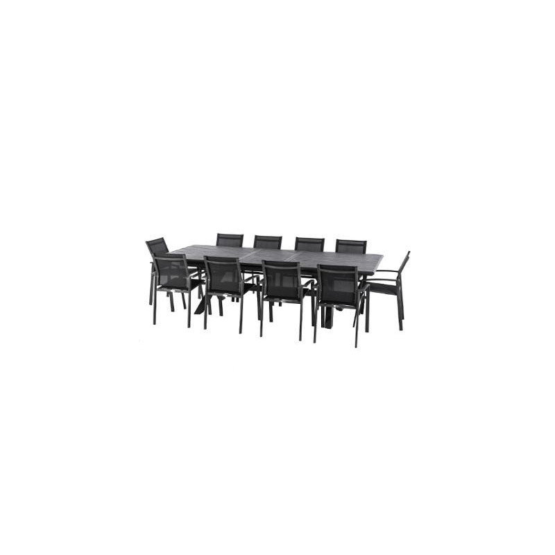 Table de Jardin Axiome Extensible Aluminium 10 Places