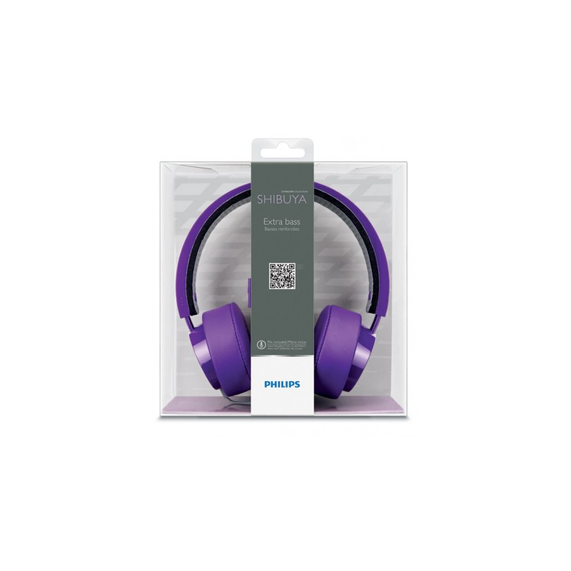 Casque Violet PHILIPS - SHL5205PP/00