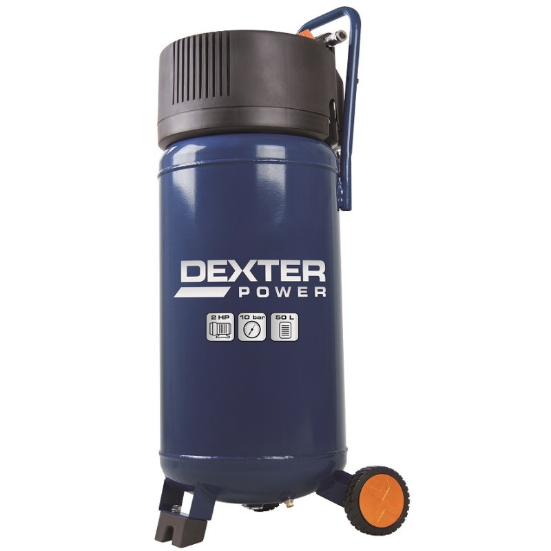 COMPRESSEUR VERTICAL A CUVE 50L 2CV DEXTER