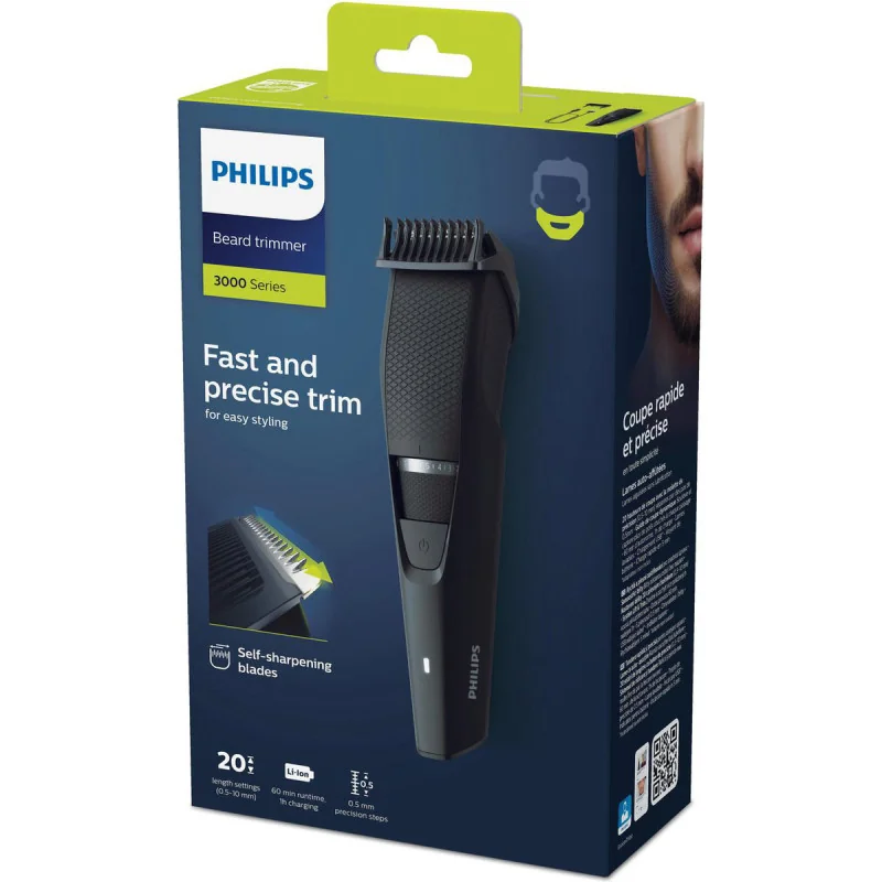 Tondeuse à barbe Beardtrimmer 3000 Series Noir - PHILIPS - BT3234/15