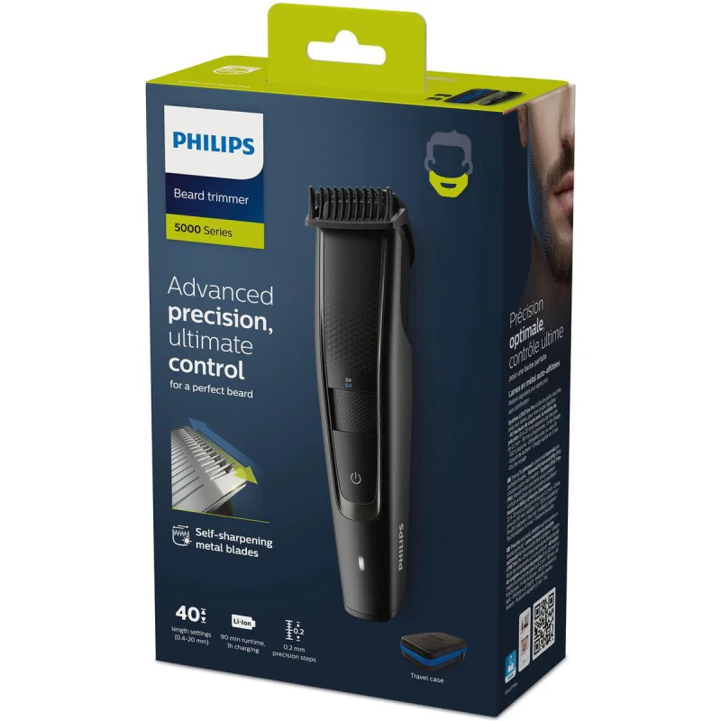 Tondeuse à barbe Beardtrimmer 5000 Series Noir - PHILIPS - BT5515/70