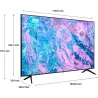 TV - LED - SAMSUNG - 125 cm - 4K - 60 Hz - Smart TV - TU50CU7105KXXC