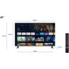 TV - LED - TCL - 100 cm - 4K - 60 Hz - Smart TV - 40S5405A