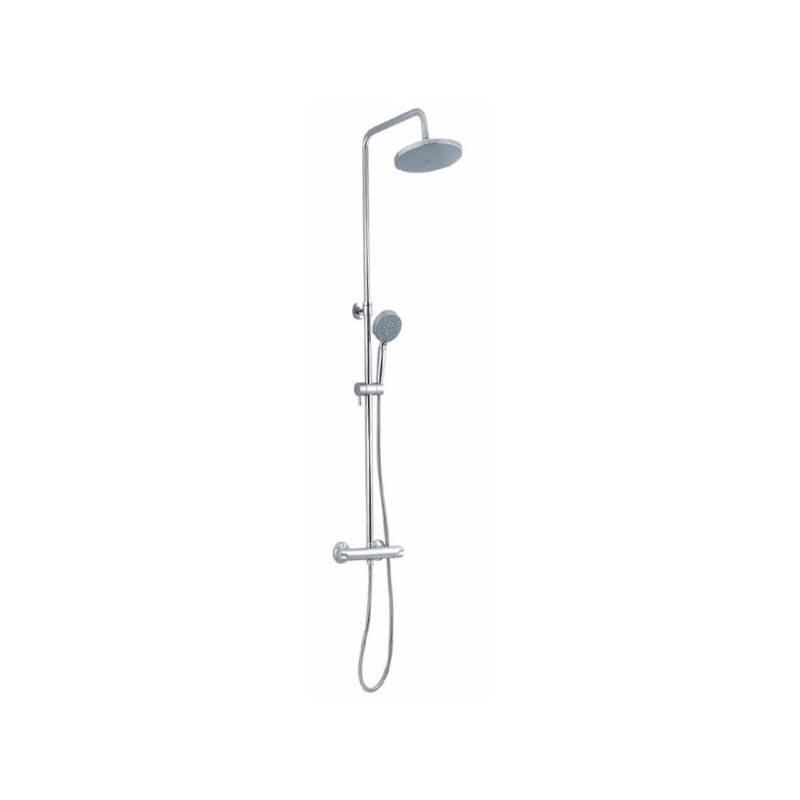 Mitigeur lavabo Chaud & Froid Bora Gris/Chromé - SENSEA - 5622316 